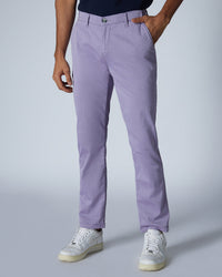 Aurora Casual Stretch Chinos - Purple