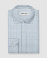 Bellwether Dobby Checked Shirt - Blue