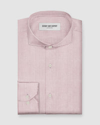 Serac Twill Pinstriped Shirt - Peach