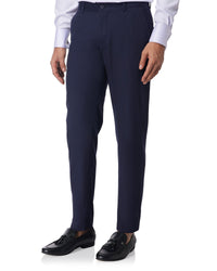Velar Dobby Striped Dress Pants - Navy
