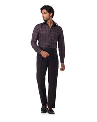 Ventura Cotton Linen Neapolitan Dress Pants - Black