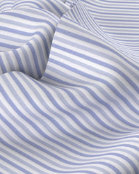 Harrowden Twill Striped Shirt - Blue & White