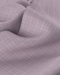 Aldwych Dobby Checked Shirt - Maroon