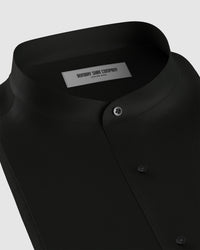 Cotton Poplin Shirt - Black