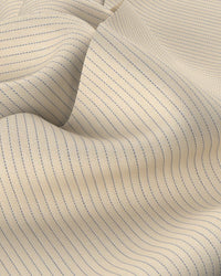 Marlowe Herringbone Striped Shirt - Yellow & Dark Blue