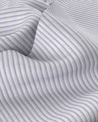 Icarus Poplin Striped Shirt - Purple