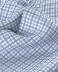 Harrowden Twill Checked Shirt - Blue & White