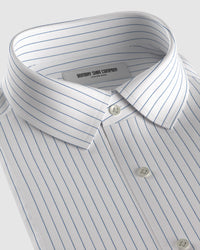 Pegasus Oxford Striped Shirt - Blue & White