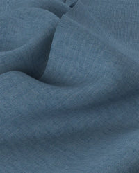 Soft Washed Linen Shirt - Mid Blue