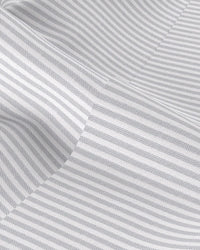 Oxford Striped Shirt - Light Grey