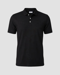 Signature Classic Button Polo - Black