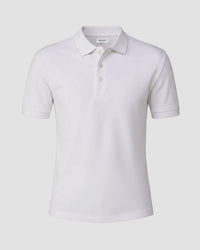 Signature Classic Button Polo - White