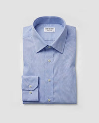 2-Ply Egyptian Cotton Blue Dobby Shirt