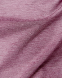 Luthai Stretch Cotton Knit Shirt - Maroon