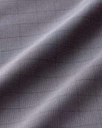 Cotton Twill Checked Shirt - Grey