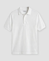 Signature Button Polo - White