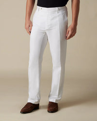 Driftscape Relaxed Linen Pants - White