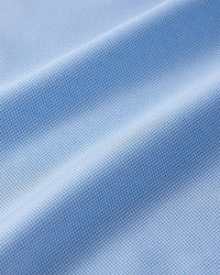 Easy-Care Asterisk Cotton Printed Shirt - Light Blue