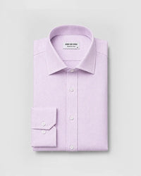 Lavender & White Lyocell Checked Shirt