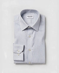 Blue & Black Striped Shirt