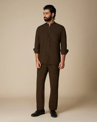 Nomad Dark Olive Cotton Co-ord Set
