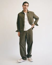 BSC X Rid Burman Dark Green Co-ord Set