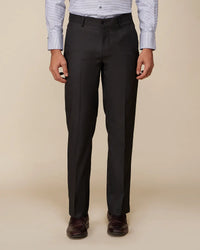 Hadleigh Checked Dress Pants - Black