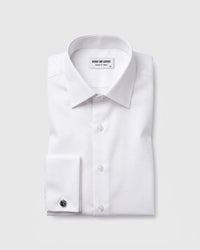 White Micro Dobby Shirt