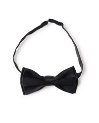 The Regent 100% Silk Bow Tie - Black