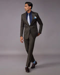 The Windsor Melange Suit - Brown