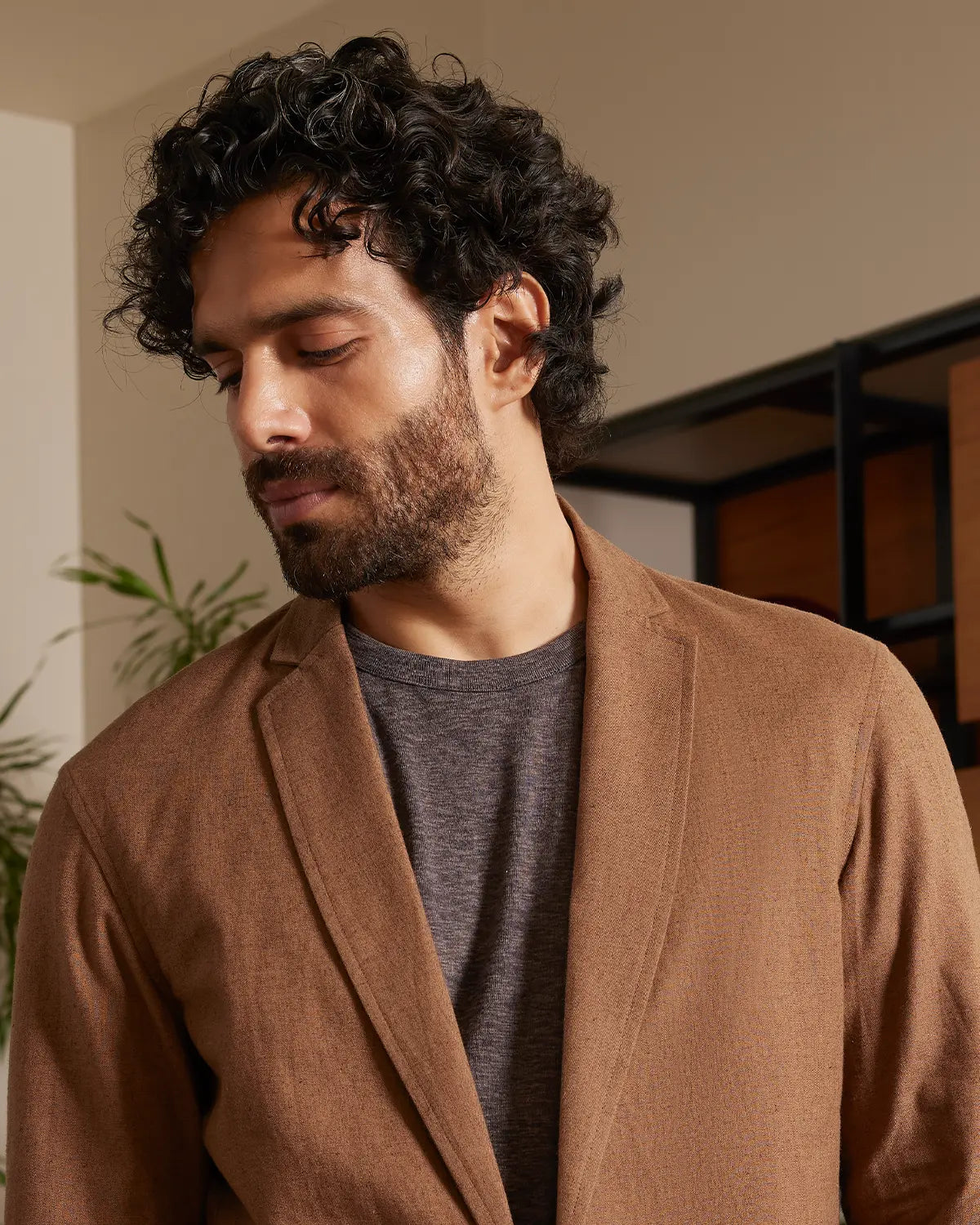 The Riviera Soft Tailored Suit - Brown