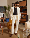 The Bellagio Soft Tailored Suit - Ecru