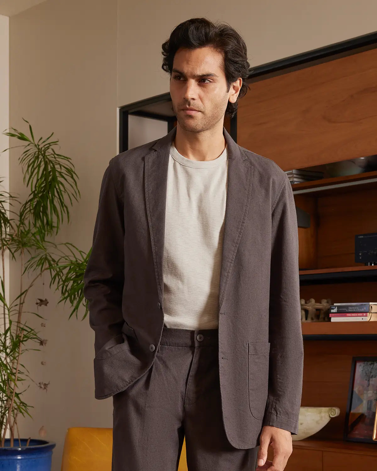 The Riviera Soft Tailored Suit - Dark Grey
