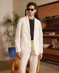 The Bellagio Soft Tailored Suit - Ecru