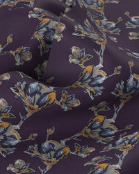 Floral Printed Shirt - Purple