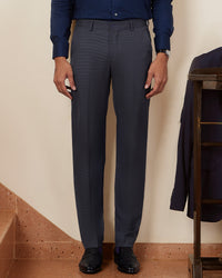 Infinia Houndstooth Stretch Dress Pants - Grey