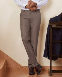 Omnia Striped Dress Pants - khaki