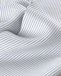 Marvella Oxford Pinstriped Shirt - Blue