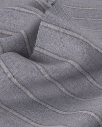 Japanese Flannel Striped Shirt - Grey