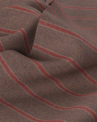 Japanese Flannel Striped Shirt - Brown
