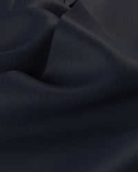 Cotton Blended Poplin Shirt - Navy