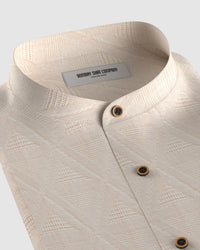 Martini Jacquard Shirt - Cream
