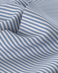 Oxford Striped Shirt - Dark Blue