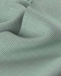 Giza Cotton Glen Plaid Checked Shirt - Green