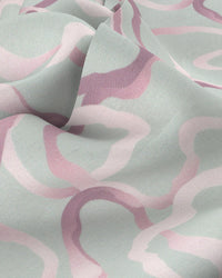 Fluid Printed Shirt - Light Green