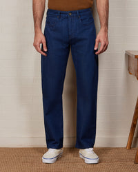 Japanese Brill Indigo Selvedge Rigid Jeans - Blue