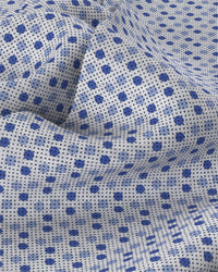 Polka Dot Printed Shirt - Purple & Blue