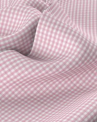 Giza Cotton Gingham Checked Shirt - Pink