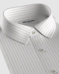 Westmore Dobby Striped Shirt - Green & White