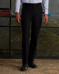 Trevon Striped Dress Pants - Black & Blue